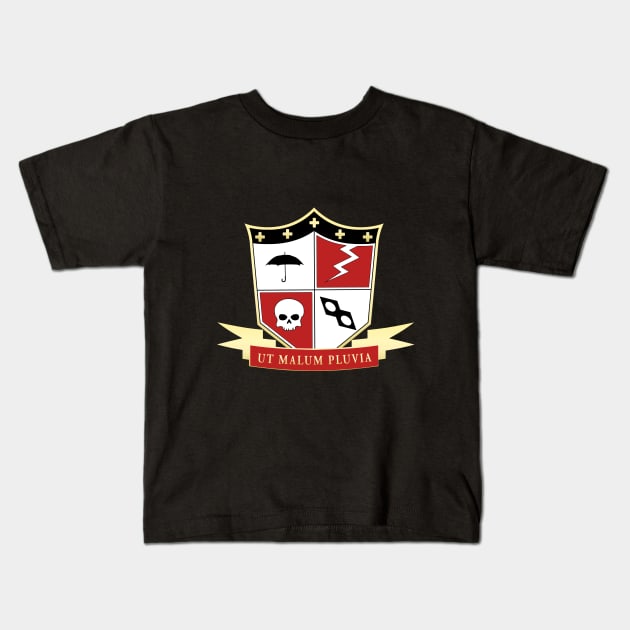 The Umbrella Academy Emblem Kids T-Shirt by Kiboune